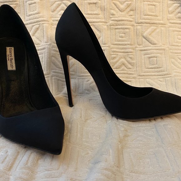 GIANNI RENZI BLACK PUMPS CD 1493QS. SIZE 41 EU - Picture 4 of 9